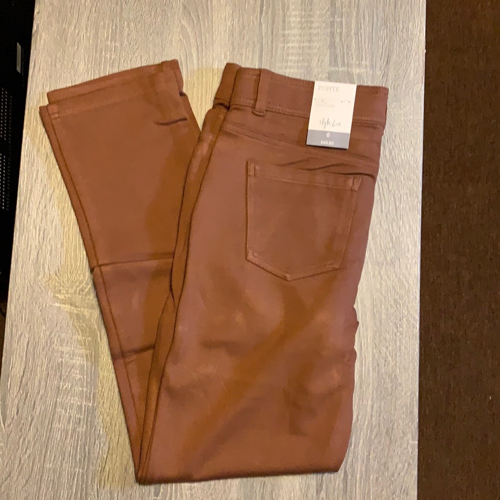 Style & Co Roasted Spice Pants Size 6